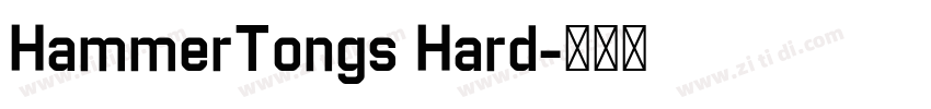 HammerTongs Hard字体转换